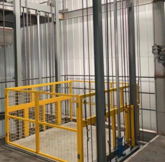 华南热作学院导轨式升降机一般加工周期